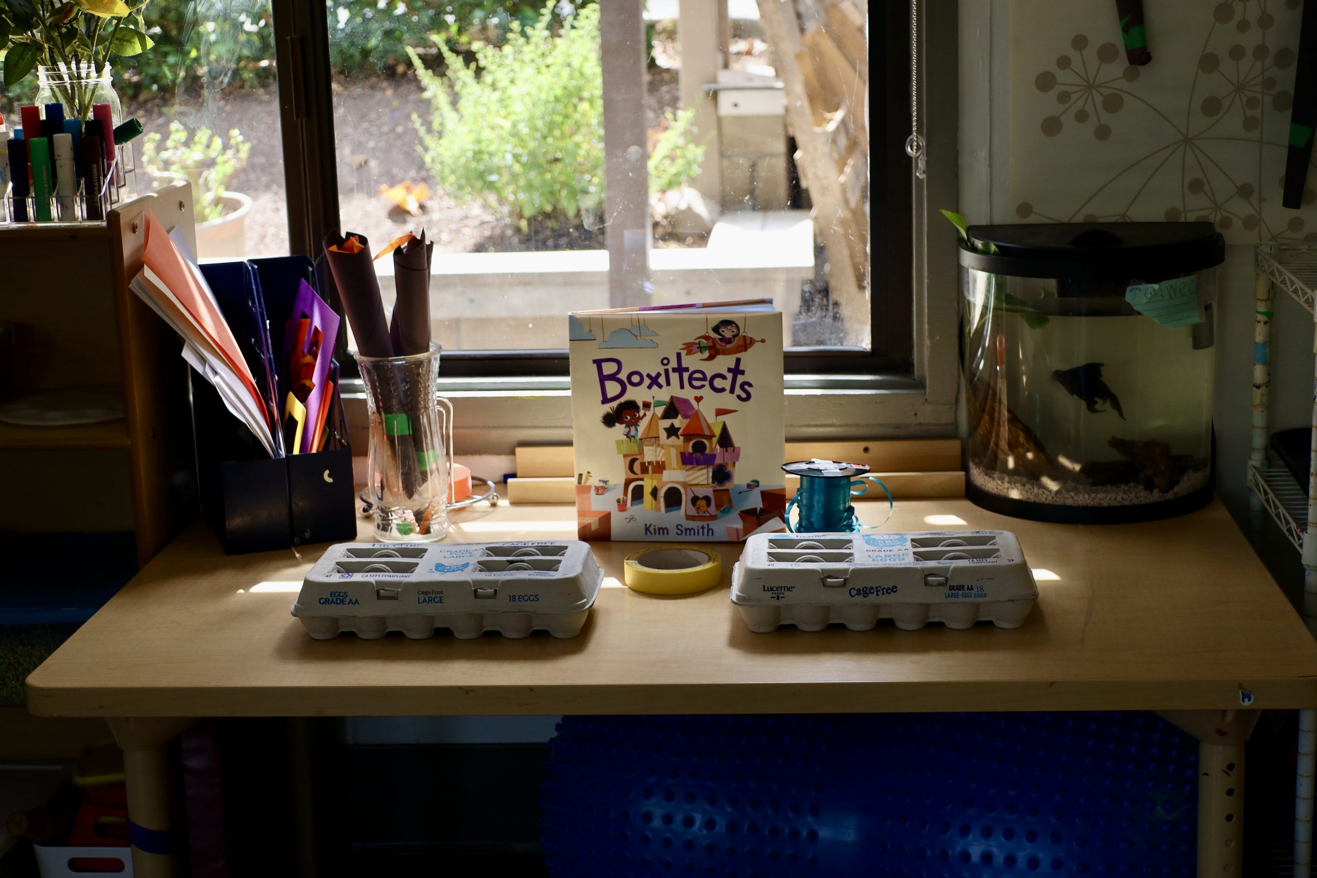 The downstairs classroom at Children's Center